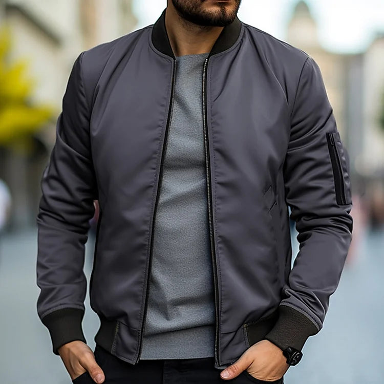 Men's Classic Flight Bomber Jacket