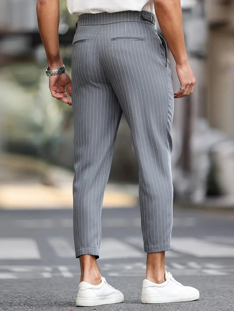 Classic Slim Fit Stripe Pants