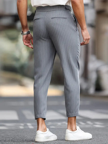 Classic Slim Fit Stripe Pants