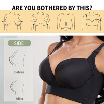 Full Coverage Bra Shapewear Incorporated Hide Back Fat Bra Plus-Size