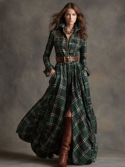 Classic Feminine Shirt Dress