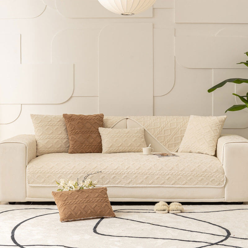 Anti-Slip Sectional Couch Cover,  Thicken Sofa Slipcover