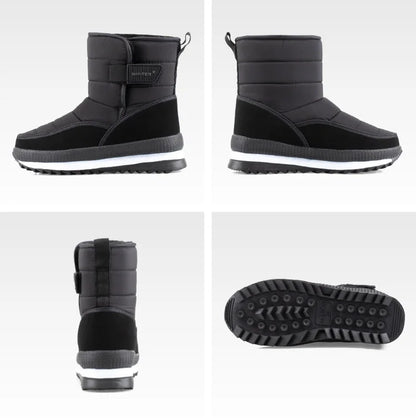 Insulated Men's Snow Boots - Waterproof and Warm