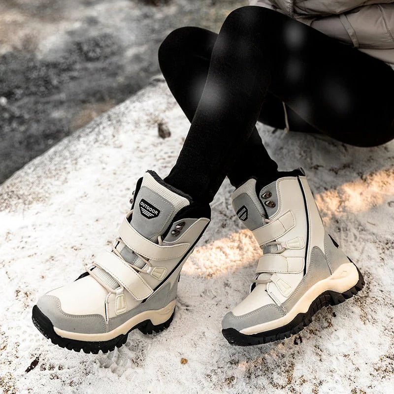 Women's Winter Boots - Beige