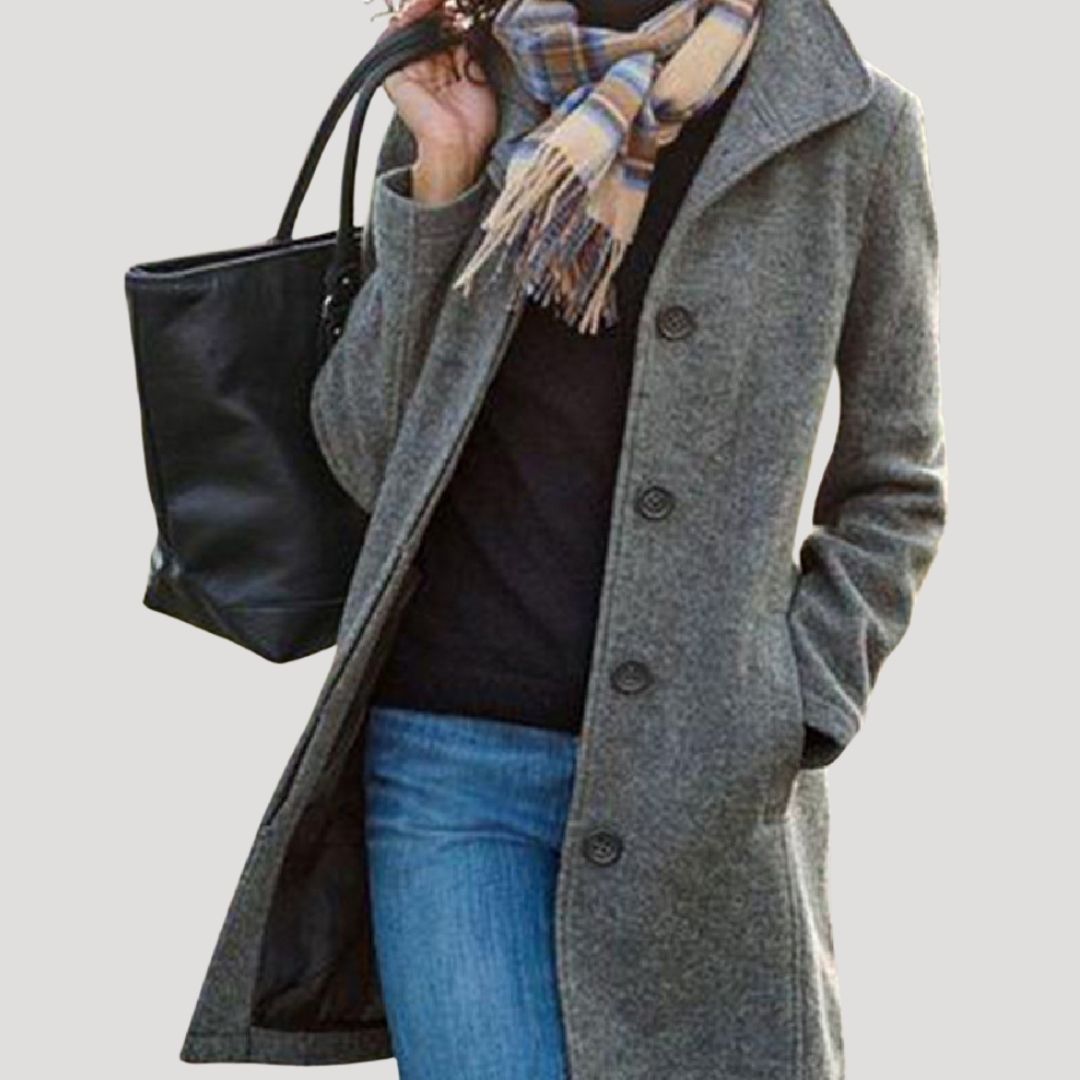 Premium Wool Tailored Overcoat