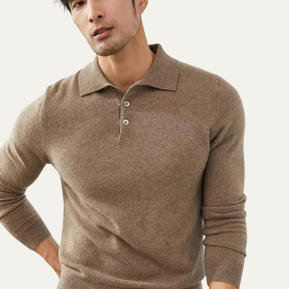Warm Men's Cashmere Crew Neck Winter Sweater