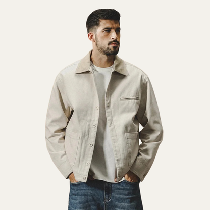 Stylish Men's Classic Button Down Coat Jacket