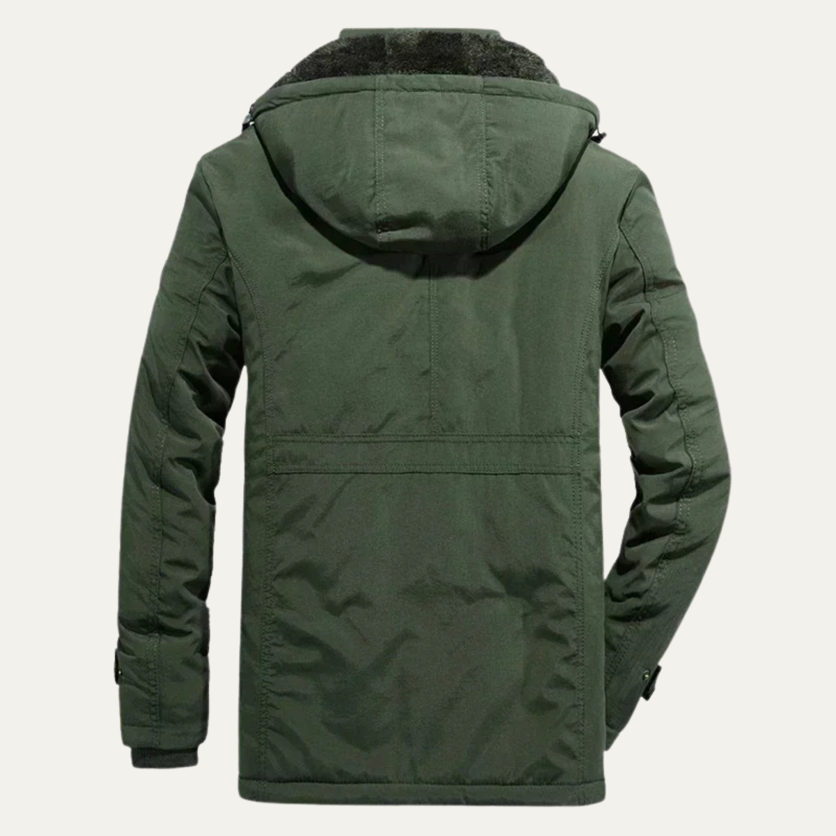 Waterproof Men's Parka Coat with Multiple Pockets