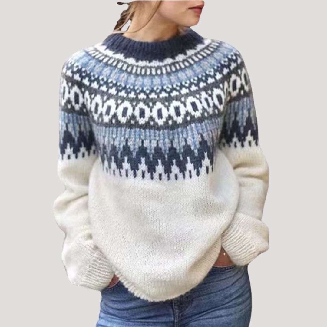 Warm Women's Cable Knit Sweater - Very Soft - OutfitLondon