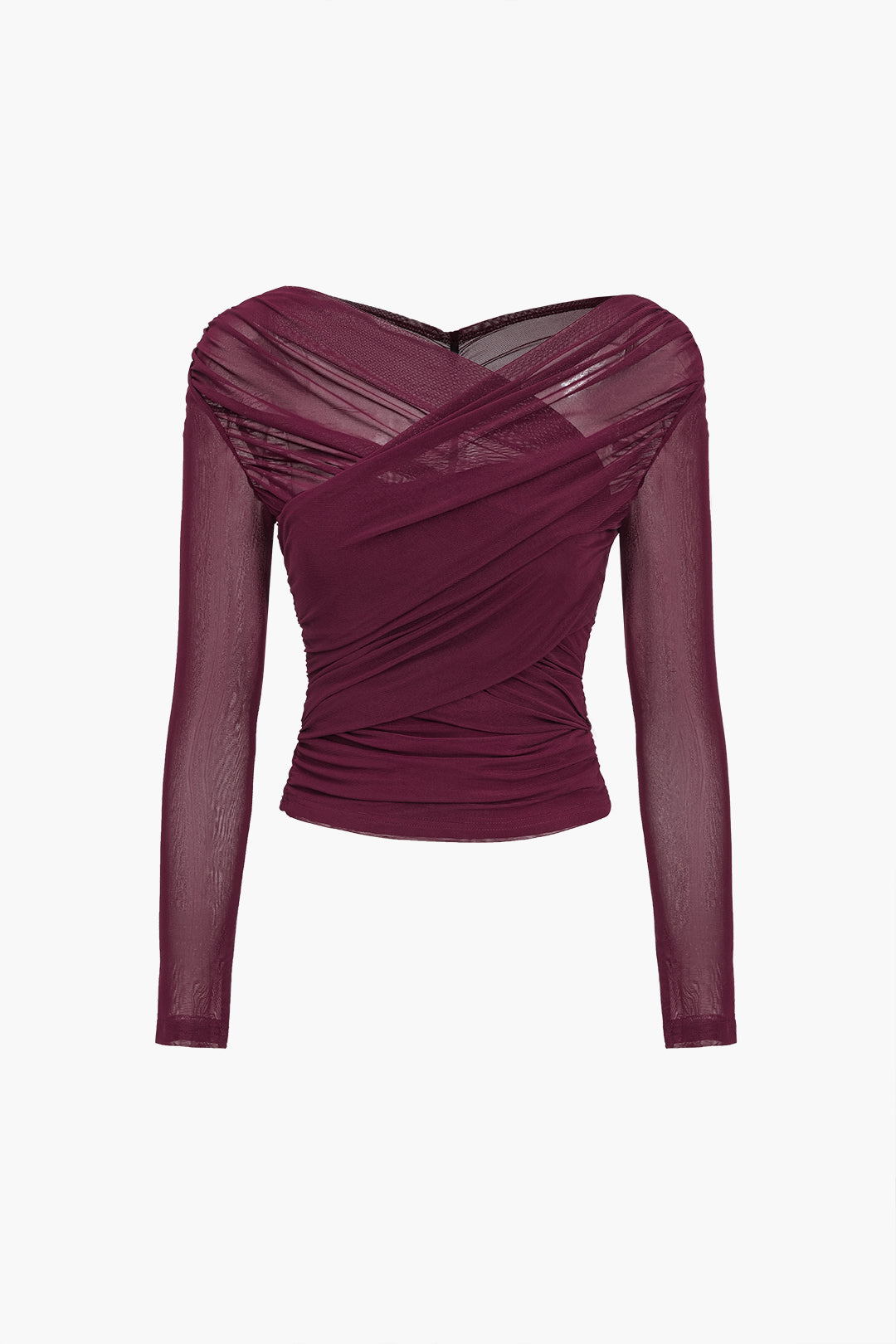 Feminine Women's Soft Airy Long Sleeve Top
