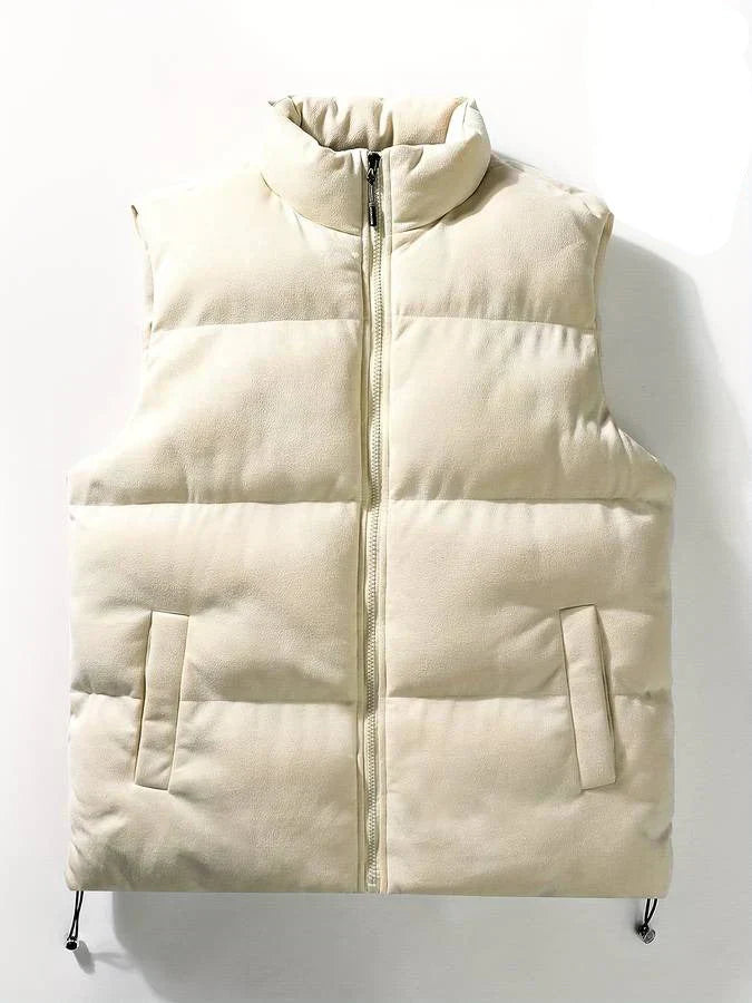 Padded Quilted Zip Up Bodywarmer - OutfitLondon