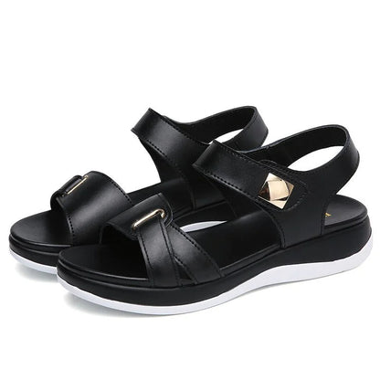 Women's Arch Support Leather Sandals
