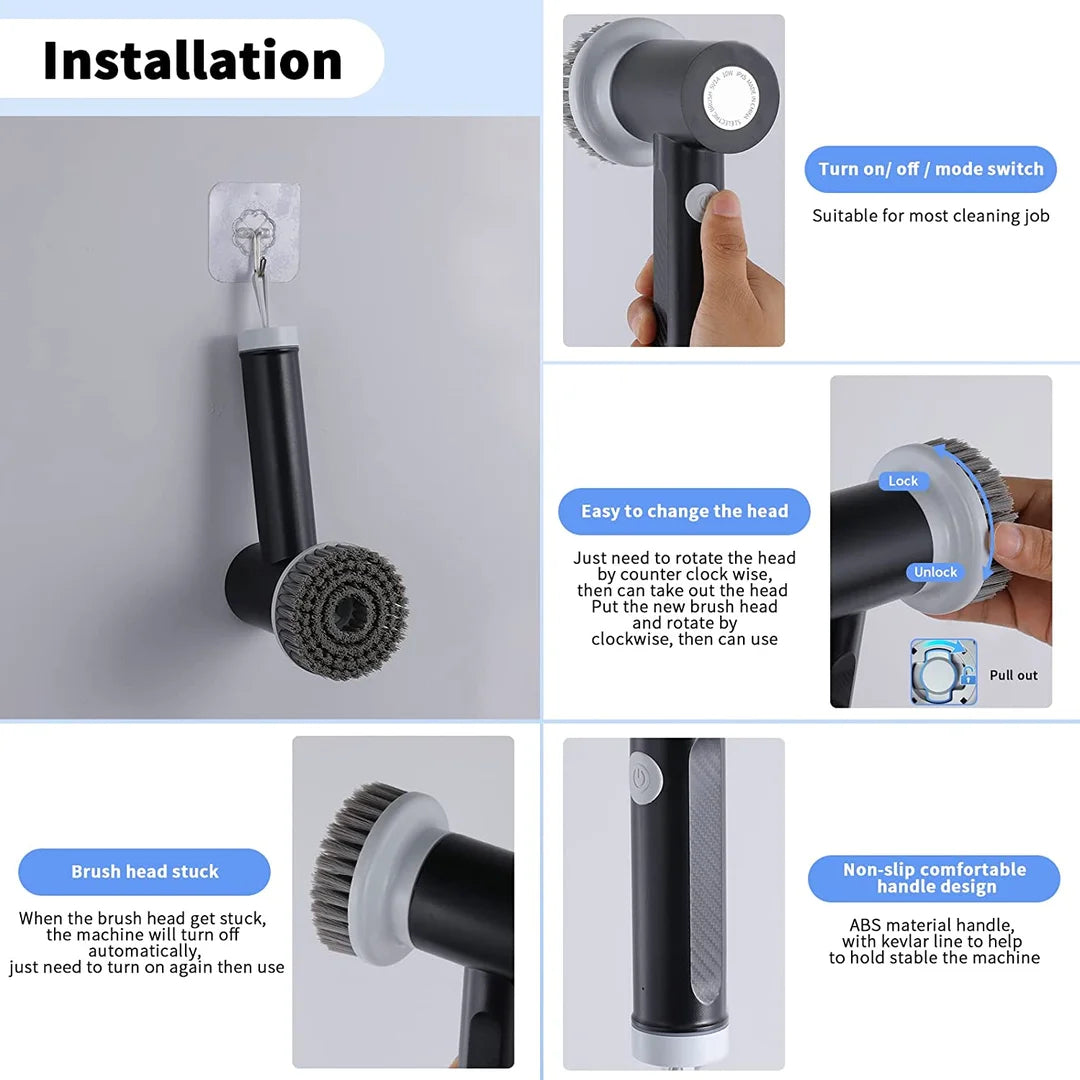 Electric Spin Scrubber