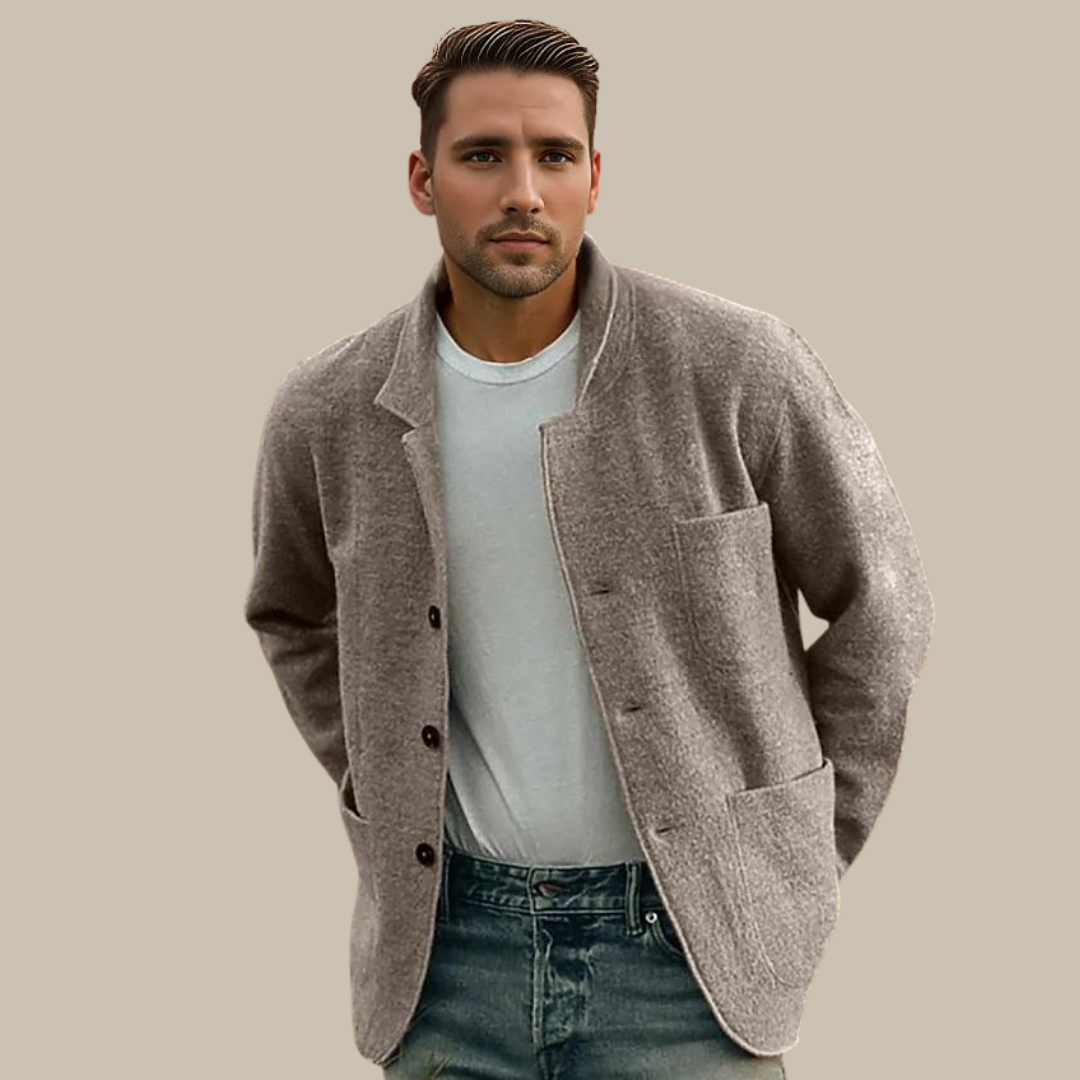 Classic Button Front Men's Sweater Vest - OutfitLondon