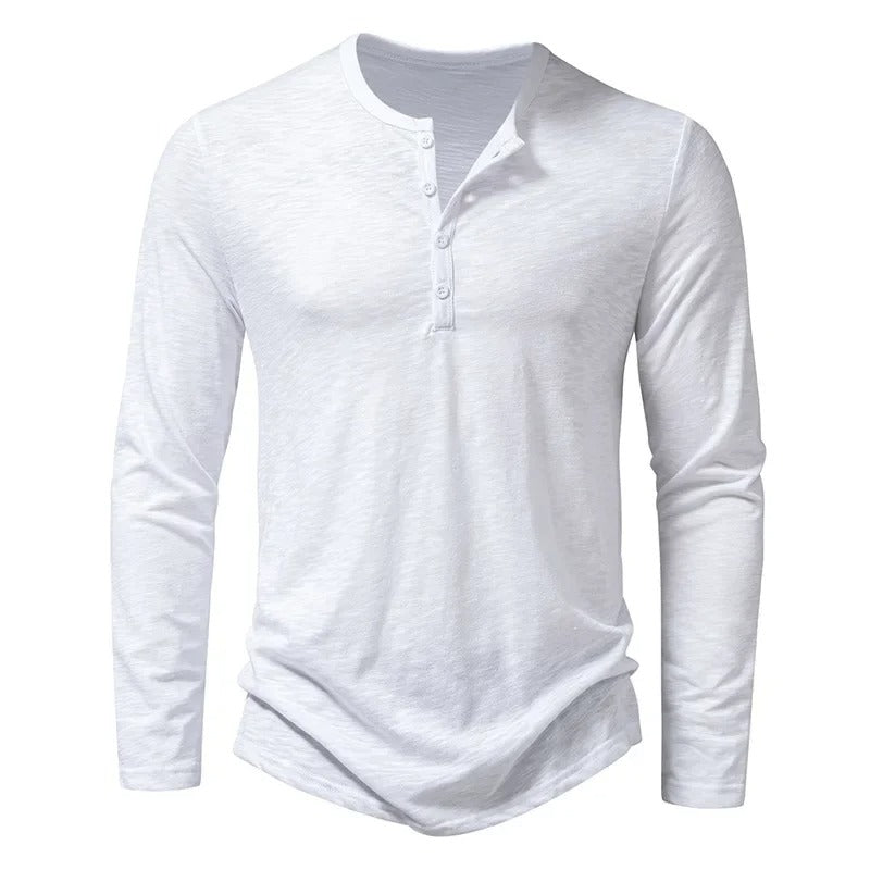 Traditional Comfort Fit Henley Shirt