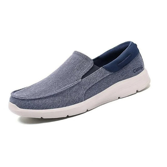 Relaxed Fit Slip On Leather Loafers - OutfitLondon