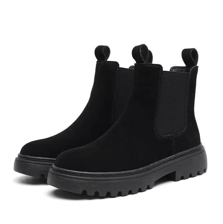 Cozy Faux Fur Insulated Ankle Boots for Women