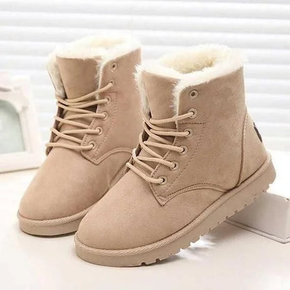 Cozy Waterproof Winter Ankle Boots