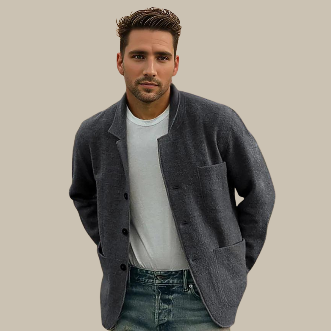 Classic Button Front Men's Sweater Vest