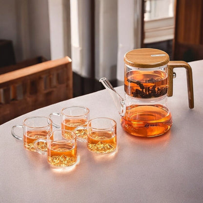 Borosilicate Glass Magnetic Teapot