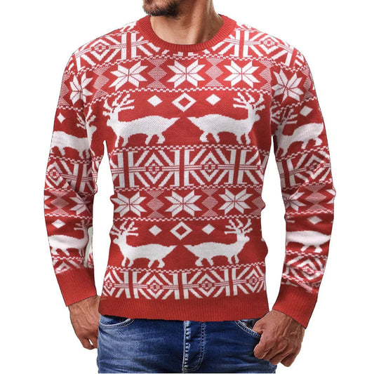 Mens Cozy Festive Christmas Sweater - OutfitLondon