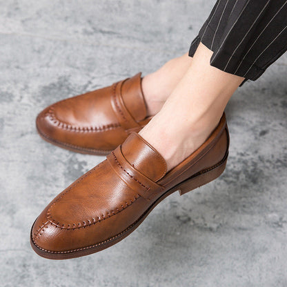 Men’s Loafer Shoes – Genuine Leather – Slip-On – Penny Strap – Smart Casual Fit