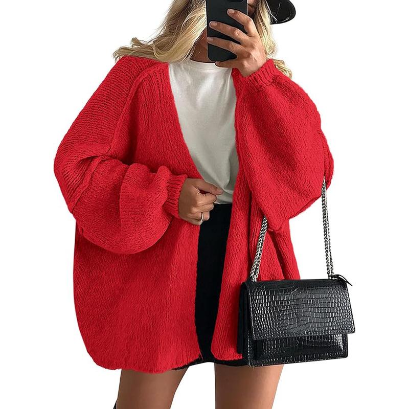 Women's Cozy Large Fit Fall Knit Sweater Cardigan