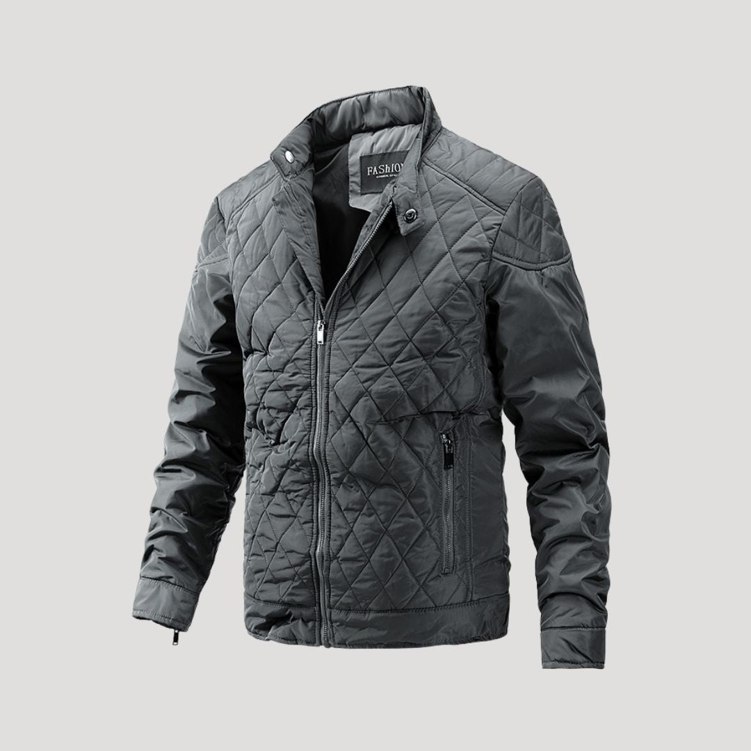 Rugged Insulated Motorcycle Jacket with Premium Quilting - OutfitLondon