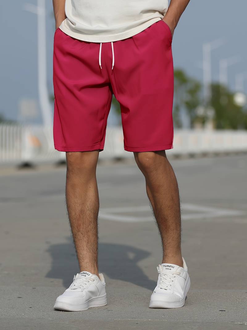Casual Graphic Elastic Waist Shorts
