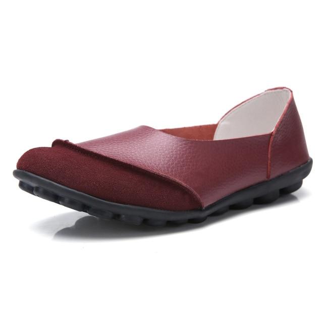 Women's Lofors Loafers Moccasins Soft Leather Flats