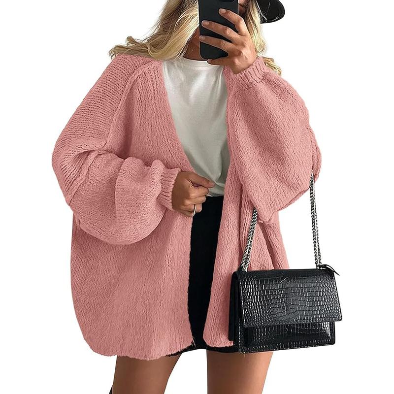 Women's Cozy Large Fit Fall Knit Sweater Cardigan