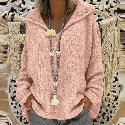 Soft Cozy Women's Hooded Sweater