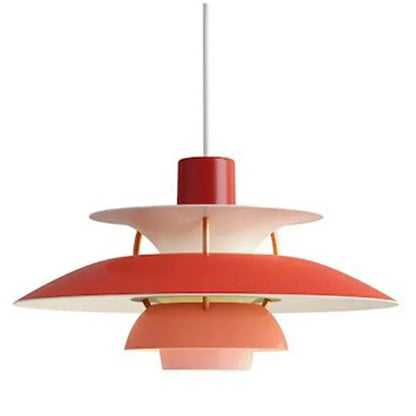 Stylish LED Hanging Lamp With Glass Shade