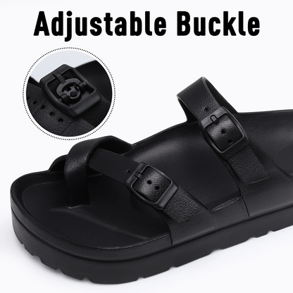 Women's Platform Clogs with Arch Support Adjustable Beach Sandals