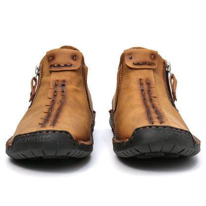 Men's Barefoot Shoes Handmade Slip Resistant Ankle Boots