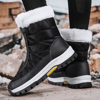Warm Waterproof Insulated Snow Boots for Women