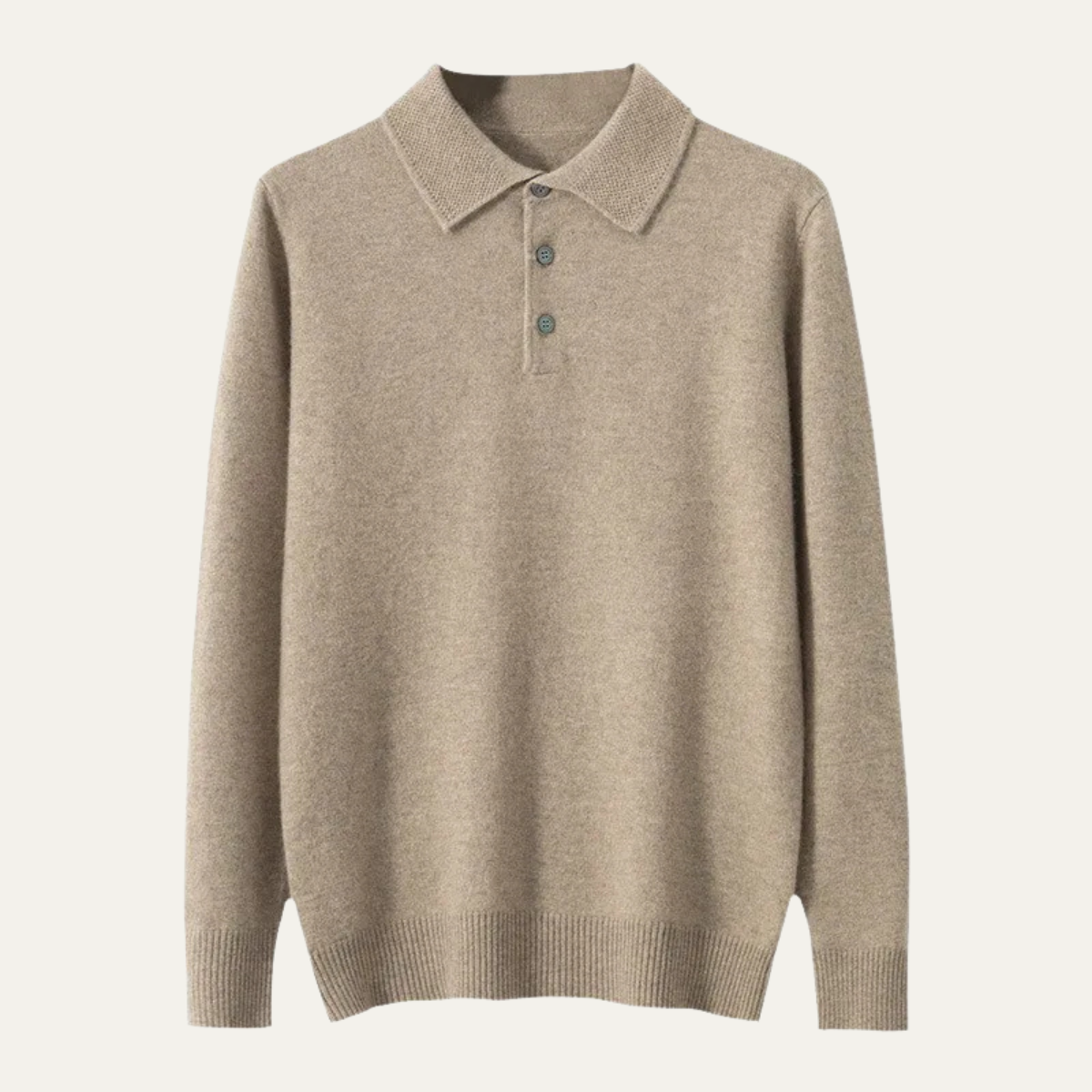 Warm Men's Cashmere Crew Neck Winter Sweater - OutfitLondon