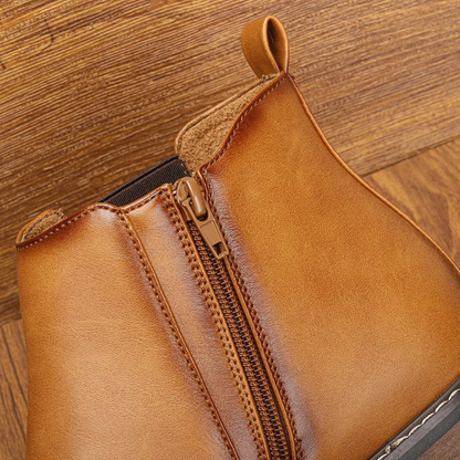 Comfortable Mens Leather Chelsea Boot Shoes