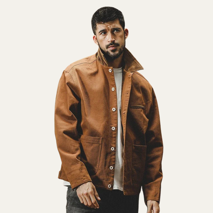 Stylish Men's Classic Button Down Coat Jacket
