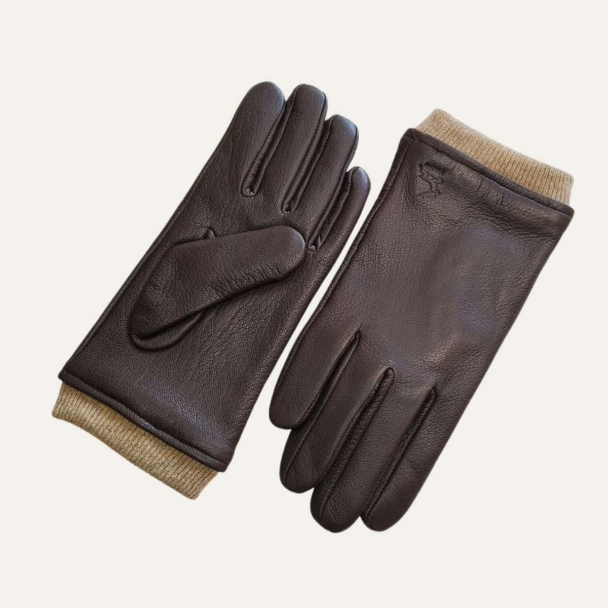Warm Men's Woolen Winter Gloves