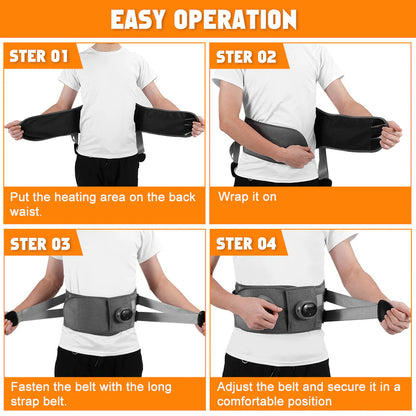 Wireless Heated Back Brace Massager