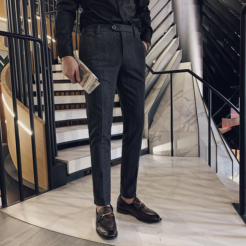 Lawson | Men's Slim Fit Patterned Dress Pants - OutfitLondon