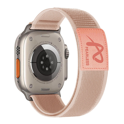 Strong Adjustable Strap for Apple Watch with Leather Accent
