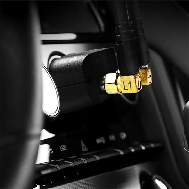 Mini Car GPS Blocker Signal Jammer 2 Antenna Dual-Channel