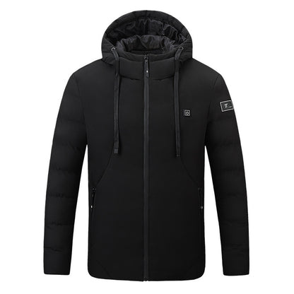 Winter Heated Jackets SmartHeating Cotton Codts HedtedHooded Jackets for Men