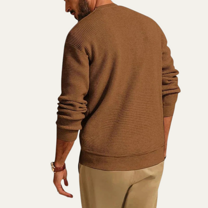Classic Men's Chunky Crew Neck Sweater