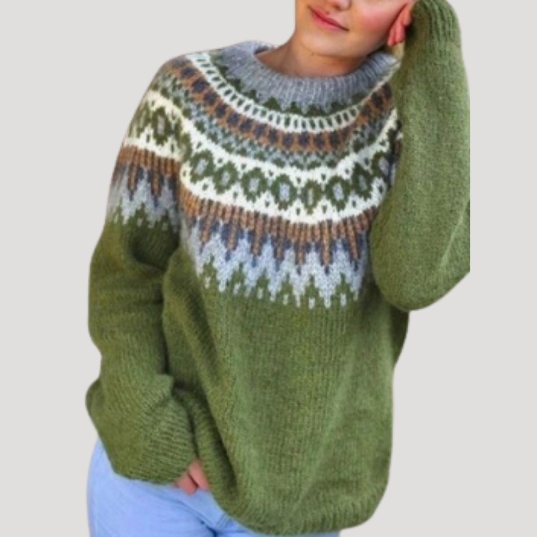 Warm Women's Cable Knit Sweater - Very Soft
