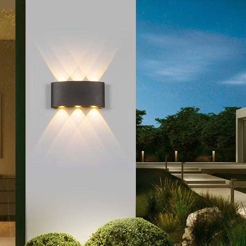 Contemporary Slim 2-Light LED Wall Fixture