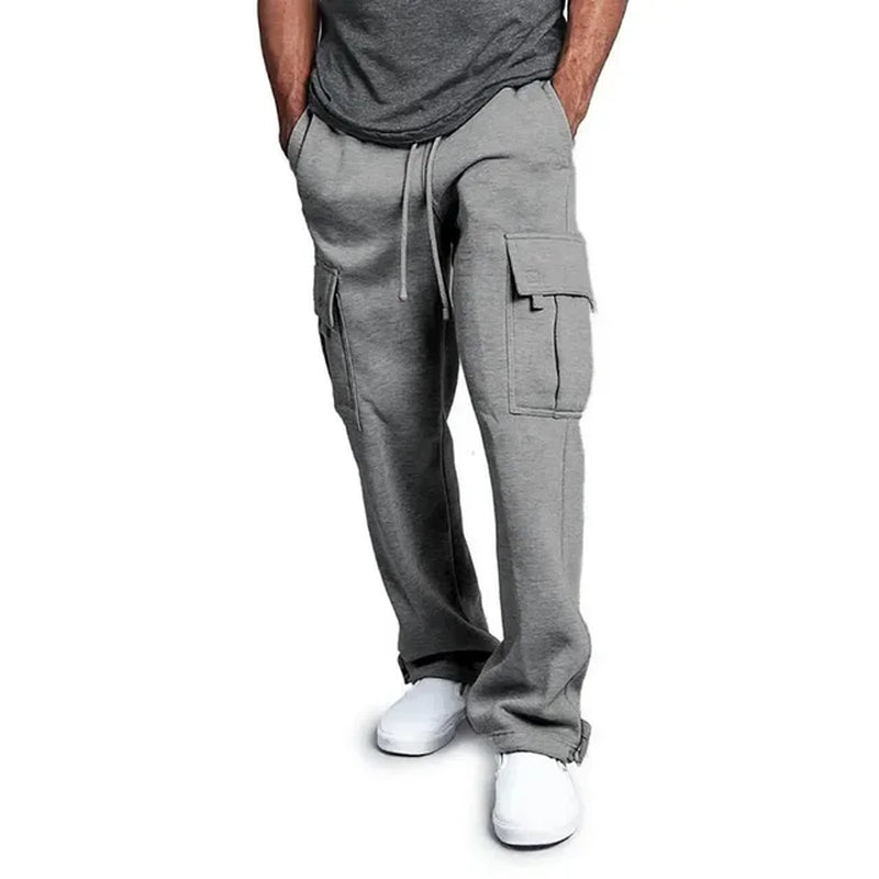 Soft Men's Fleece Cargo Sweatpants
