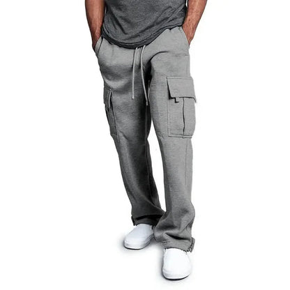 Soft Men's Fleece Cargo Sweatpants